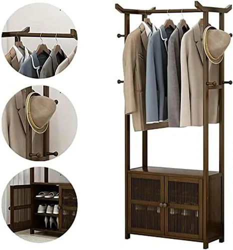 Vista 3 de Exquisito perchero para ropa, zapatero, perchero, perchero, perchero, perchero, perchero, perchero, perchero, perchero, perchero, resistente