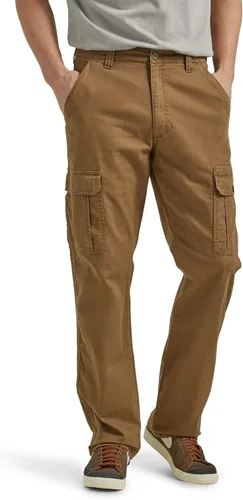 Vista 9 de Wrangler Authentics Mens Relaxed Fit Stretch Cargo Pant