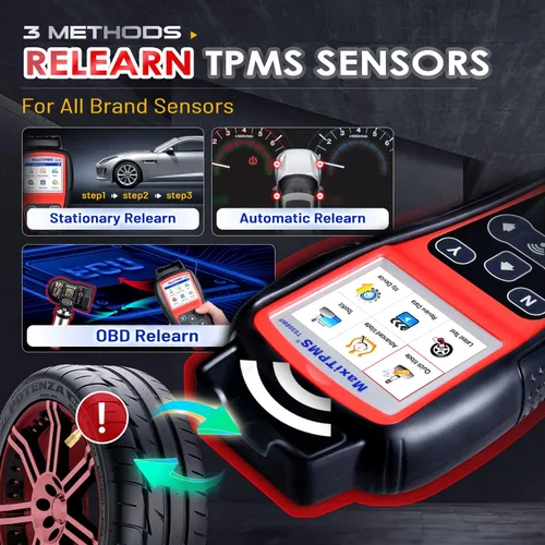 Vista 5 de Autel MaxiTPMS TS508WF Herramienta de programación TPMS, 2026 WiFi Ver. de TS508 TS501 Pro TS601 TS408S TPMS Herramienta de reaprendizaje