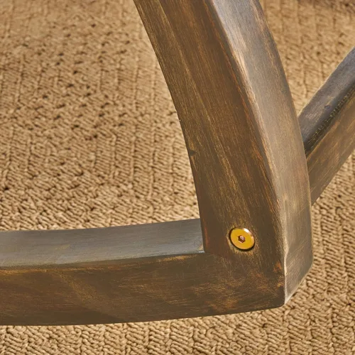Vista 5 de GDFStudio Sunview - Sillones reclinables con mesa auxiliar para porche y patio Madera de acacia Acabado gris
