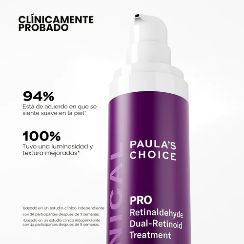 Vista 5 de Paula's Choice Suero Facial Pro Retinaldehyde Dual-Retinoide Tratamiento Avanzado, Suero Antienvejecimiento de Alta Potencia para el Rostro, Piel