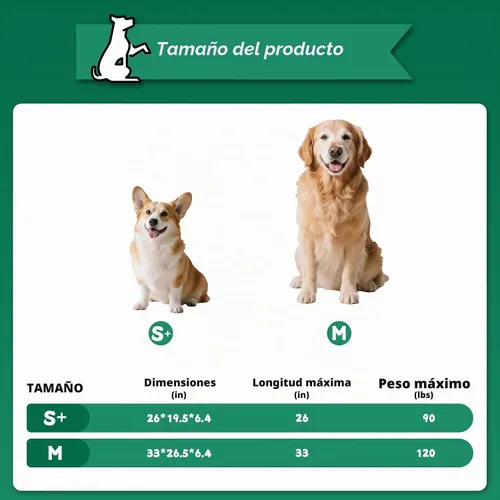 Vista 5 de Makerfire - Cama elevada para perros medianos, para interiores y exteriores, cama desmontable para mascotas con patas antideslizantes, algodón