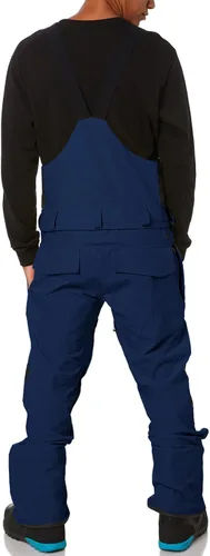 Vista 4 de Newffr Overol con peto de nieve para hombre, resistente al agua, aislado, impermeable, para esquí, snowboard