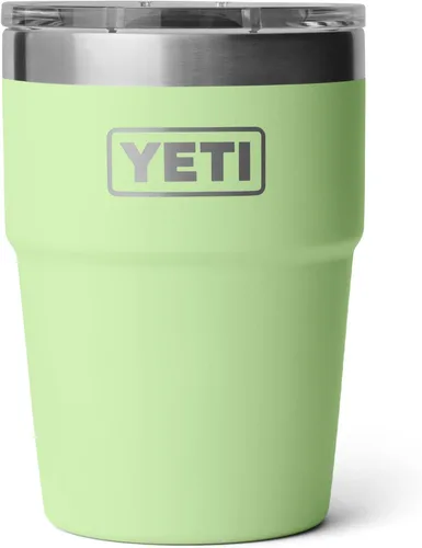 Vista 28 de YETI Rambler - Vaso apilable de 16 onzas, aislado al vacío, de acero inoxidable con tapa MagSlider Apilable