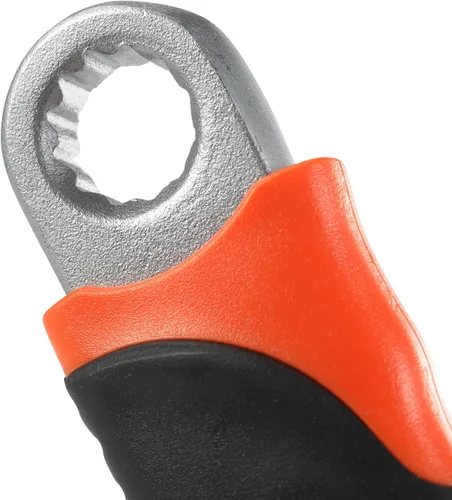 Vista 3 de Edward Tools Llave ajustable Pro de 8 pulgadas, diseño de ajuste de acero al carbono, agarre Crescent Pro para mayor apalancamiento, ancho