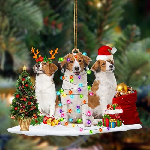 Vista 106 de Nazenti Adorno de Navidad personalizado con amigos Affenpinscher – Adorno de perro personalizado para amantes de las mascotas, acrílico plano