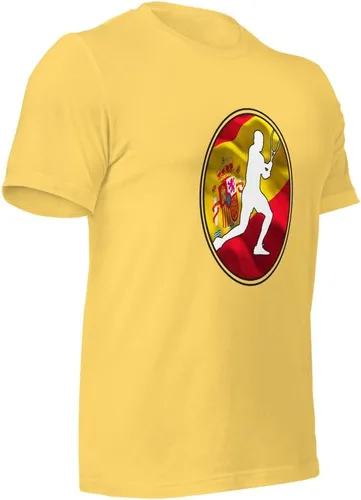 Vista 36 de Carlos Alcaraz Camiseta de manga corta unisex de algodón con diseño de bandera de España