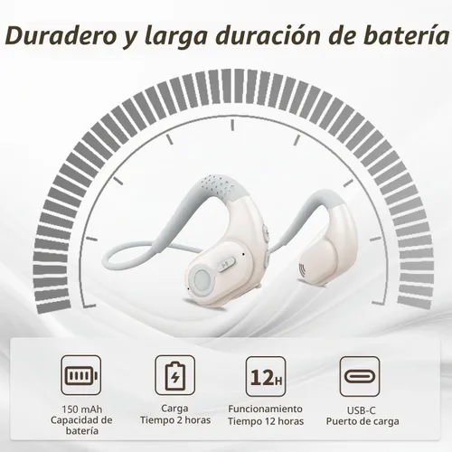 Vista 6 de BANIGIPA Auriculares Bluetooth con micrófono extraíble, auriculares inalámbricos con cancelación de ruido DSP para teléfonos, laptop, computadora