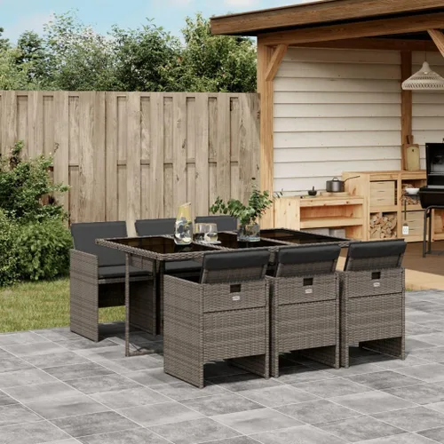Vista 35 de Juego de comedor de patio de 5 piezas, muebles de exterior sintético de ratán beige, mesa rectangular con 4 sillas, resistente a la intemperie