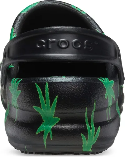Vista 2 de Crocs Zuecos unisex para hombres y mujeres con gráfico bistró Zapatos de trabajo antideslizantes