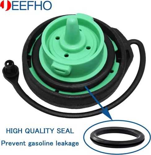 Vista 2 de VW Jetta Golf GTI GTI R SportWagen Alltrack Tiguan Audi A4 A5 A8 S4 S5 S8 Q5 RS5 SQ5 Allroad Tapa de combustible - 5C0201550T