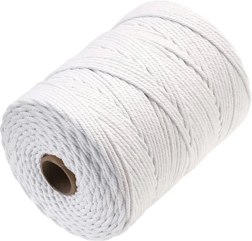 Vista 69 de Cuerda de macramé de 2 mm x 349 metros de cuerda de algodón natural para macramé, cuerda de macramé de color, cuerda de algodón suave, suministros
