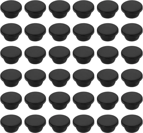 Vista 106 de MECCANIXITY - Tapones de silicona en forma de T (26mm, 1 pulgada de diámetro), color negro