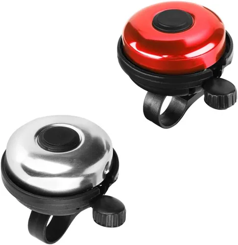 Vista 35 de Accmor Campana de Bicicleta Clásica, Campana de Bicicleta de Aluminio, Campana de Bicicleta de Sonido Fuerte Nítido y Claro para Adultos y Niños