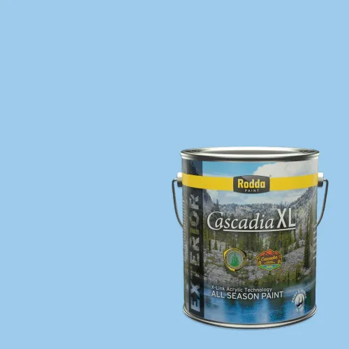 Vista 75 de Rodda Paint CASCADIA XL - Pintura satinada e imprimación para exteriores en uno, cuarto de galón, idea abstracta