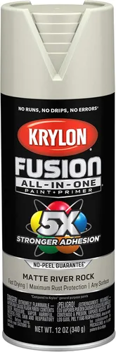 Vista 71 de Krylon Fusion - Pintura en aerosol adhesiva todo en uno para uso en interiores y exteriores, 12 onzas, vidrio de playa
