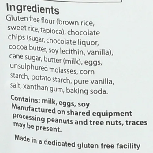 Vista 4 de Wow Baking Galleta de chispas de chocolate sin gluten, 8 onzas