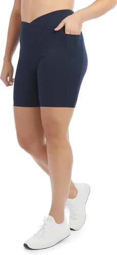 Vista 3 de Danskin Paquete de 2 pantalones cortos de ciclismo activos de 7 pulgadas para mujer