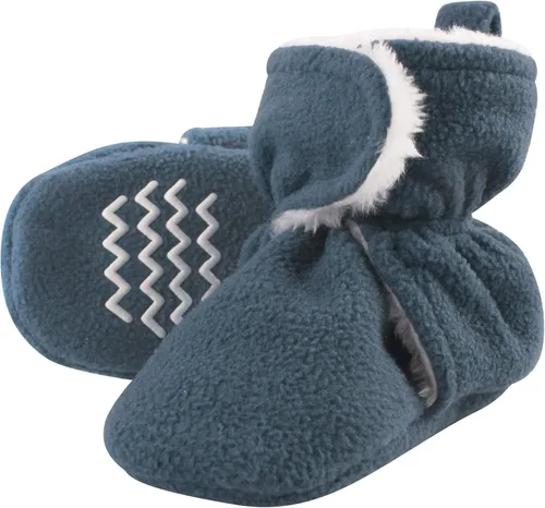 Vista 2 de Hudson Baby Botines unisex de forro polar y sherpa sintético para bebé Oso
