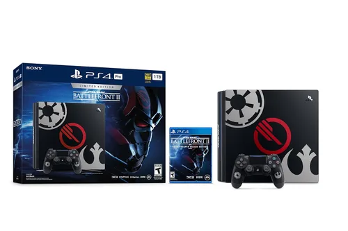 Vista 4 de PlayStation 4 Pro 1TB Limited Edition Console - Star Wars Battlefront II Bundle Discontinued