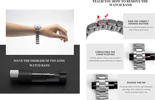 Vista 7 de BOSCK Analog Mens Watch,40mm Easy Read Auto Date and Day Stainless Steel Business Watch for Men,30M Waterproof Sports Mens Wrist Watches