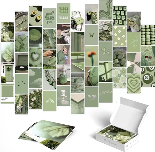 Vista 14 de Y2K BOO Kit de Collage de Pared Dark Academia - 50 Fotos Clásicas y Misteriosas de 4"x6" para Decoración de Dormitorio, Regalo para Chicas