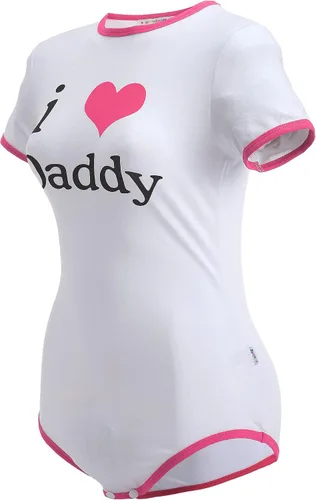 Vista 5 de Littleforbig Mameluco de algodón con estampado "I Love Daddy