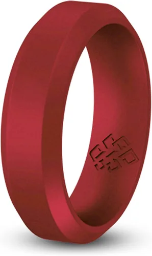 Vista 15 de Knot Theory - Anillo de boda de silicón para hombres y mujeres Anillos de goma finos de calidad superior con gran estilo, comodidad; son ideales