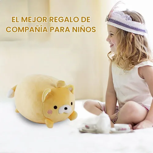 Vista 2 de Almohada de viaje para niños, almohada de cuello deformable 2 en 1 para niños, almohada suave en forma de U con adorable diseño de animales, cómodo