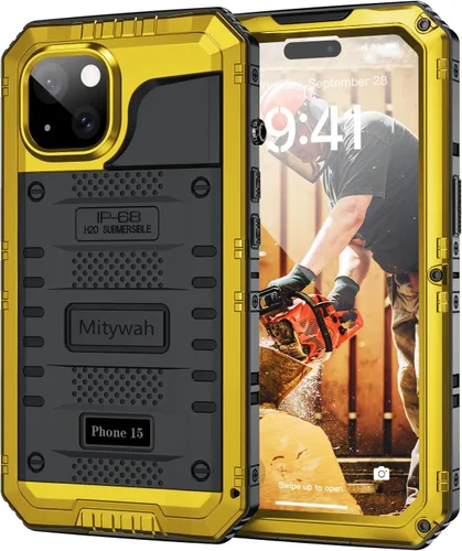 Vista 125 de Mitywah Funda impermeable para iPhone 7/iPhone 8 / iPhone SE 2020, funda de metal resistente de grado militar, protección de cuerpo completo