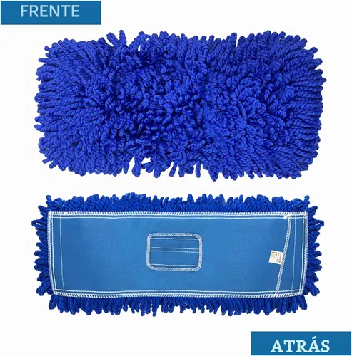 Vista 9 de KLEEN HANDLER Fregona de polvo de microfibra de 18 pulgadas, reemplazo de cabezal de fregona comercial grande lavable, barredora, suministros
