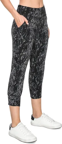 Vista 8 de Leggings Depot ActiveFlex Jogger - Pantalones de yoga para mujer con bolsillos Negro