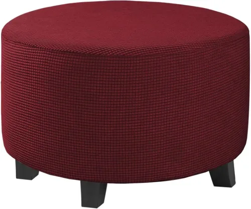Vista 83 de H.VERSAILTEX Funda Deslizable para Otomana Rectangular Ajuste de Longitud 29"-34" Reposapiés Fundas Deslizables para Sofá Funda para Taburete