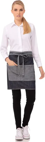 Vista 5 de Chef Works Unisex-Adult Manhattan Half Bistro ApronAprons