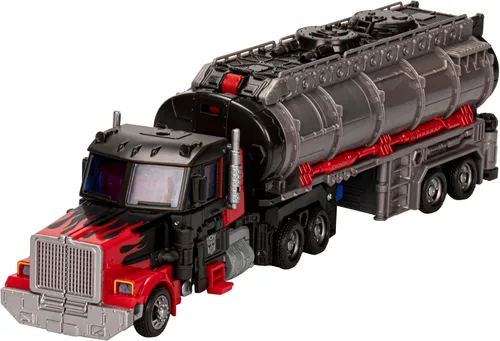 Vista 2 de Transformers Legacy United Leader Class G2 Universe Laser Optimus Prime, figura de acción de conversión de 7.5 pulgadas, 8+