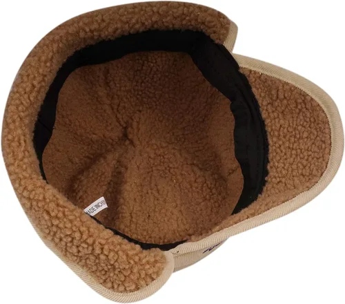 Vista 6 de CLAPE Sombrero de trampero ruso Ushanka, sombrero esquimal cálido piloto, sombreros, orejeras, gorra de béisbol, visera para papá, para esquí al