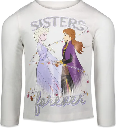 Vista 5 de Disney Frozen Princess Anna Elsa - Paquete de 3 camisetas para niñas pequeñas a niños grandes