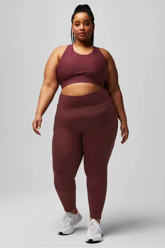Vista 4 de Fabletics Brasier deportivo sin rebote para mujer, entrenamiento, yoga, atletismo, fitness, gimnasio, protección UPF y elástico en 4 direcciones