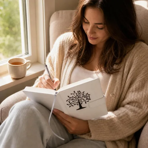Vista 6 de Diarios de escritura, el árbol de la vida, hojas en blanco