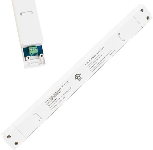Vista 9 de Transformador de controlador regulable Triac de 12 V, con certificación ETL, fuente de alimentación de voltaje constante para control de luz de tira