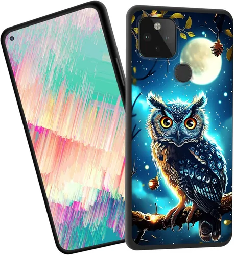 Vista 296 de Funda delgada para Google Pixel 4 XL, funda delgada de silicona de TPU suave a prueba de golpes para Google Pixel 4 XL, astronauta Galaxy