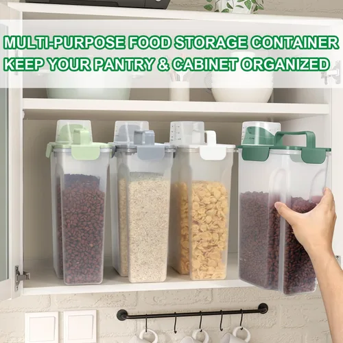 Vista 7 de TBMax Contenedor de Almacenamiento de Comida para Gatos y Perros de 5 a 7 libras, Contenedor Secundario de Almacenamiento de Comida para Mascotas