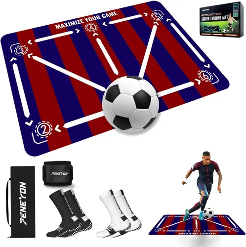 Vista 12 de Soccer Training Mat, Soccer Training Equipment, Soccer Gifts for Boys 8-12