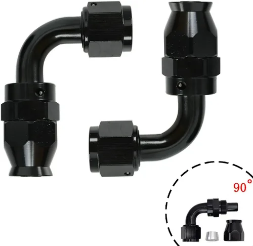Vista 7 de 6AN - Kit de manguera de línea de combustible de 20 pies, manguera de combustible trenzada de nailon E85 de 20 pies