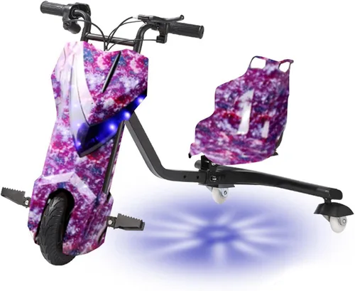 Vista 11 de Triciclo eléctrico de la deriva, 3 ruedas pedal triciclo Scooter 6 pulgadas