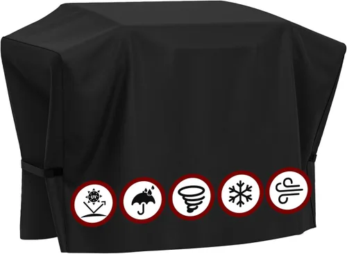 Vista 10 de SHINESTAR Cubierta de Parrilla para Blackstone de 22" y 28" Cubierta de Parrilla de Estante Único con Capucha y Soporte, Cubierta Impermeable
