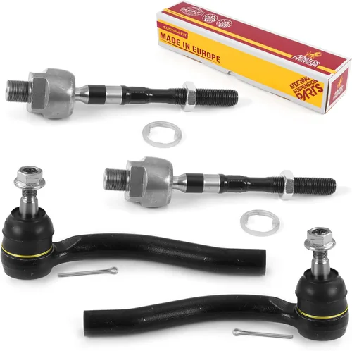 Vista 160 de Metrix Premium Chassis Parts - Kit de 4 piezas de extremos de barra de acoplamiento frontal exterior e interior compatible con Nissan Pathfinder