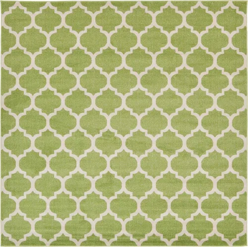 Vista 112 de Unique Loom Trellis Collection - Alfombra de área de Filadelfia, rectangular de 2 pies 2 pulgadas x 3 pies, color morado y marfil
