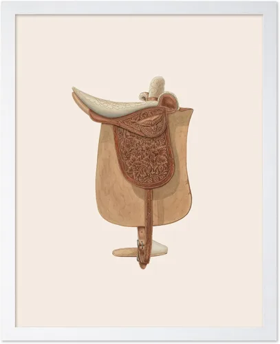 Vista 24 de Poster Master Póster vintage de cuero para silla de montar, estampado retro de vaquero, arte de silla de montar, diseño occidental, impresión