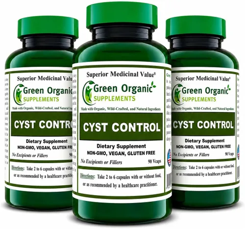 Vista 12 de Green Organic Supplements Quiste, quiste mamario, 90 VCaps, alta absorción, sin OMG, sin gluten (paquete de 1)